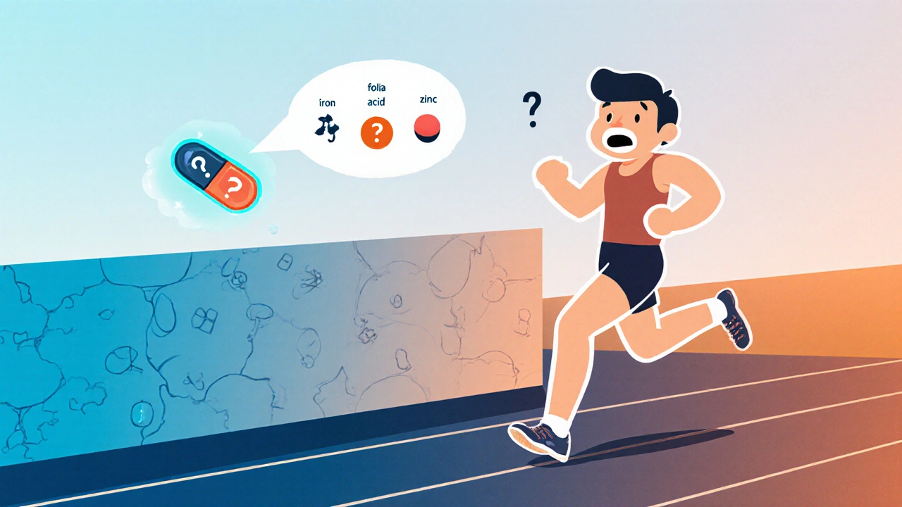Boost Athletic Performance with Iron, Folic Acid, and Zinc