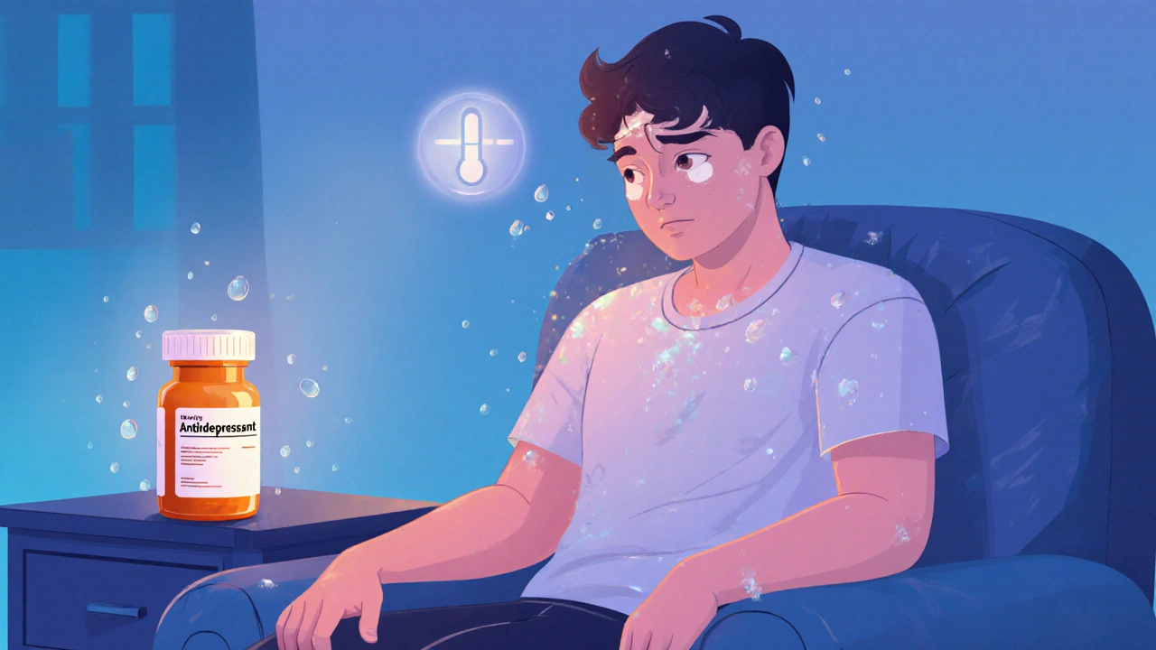 Cooling Strategies for Antidepressant‑Induced Excessive Sweating and Medication‑Related Hyperhidrosis