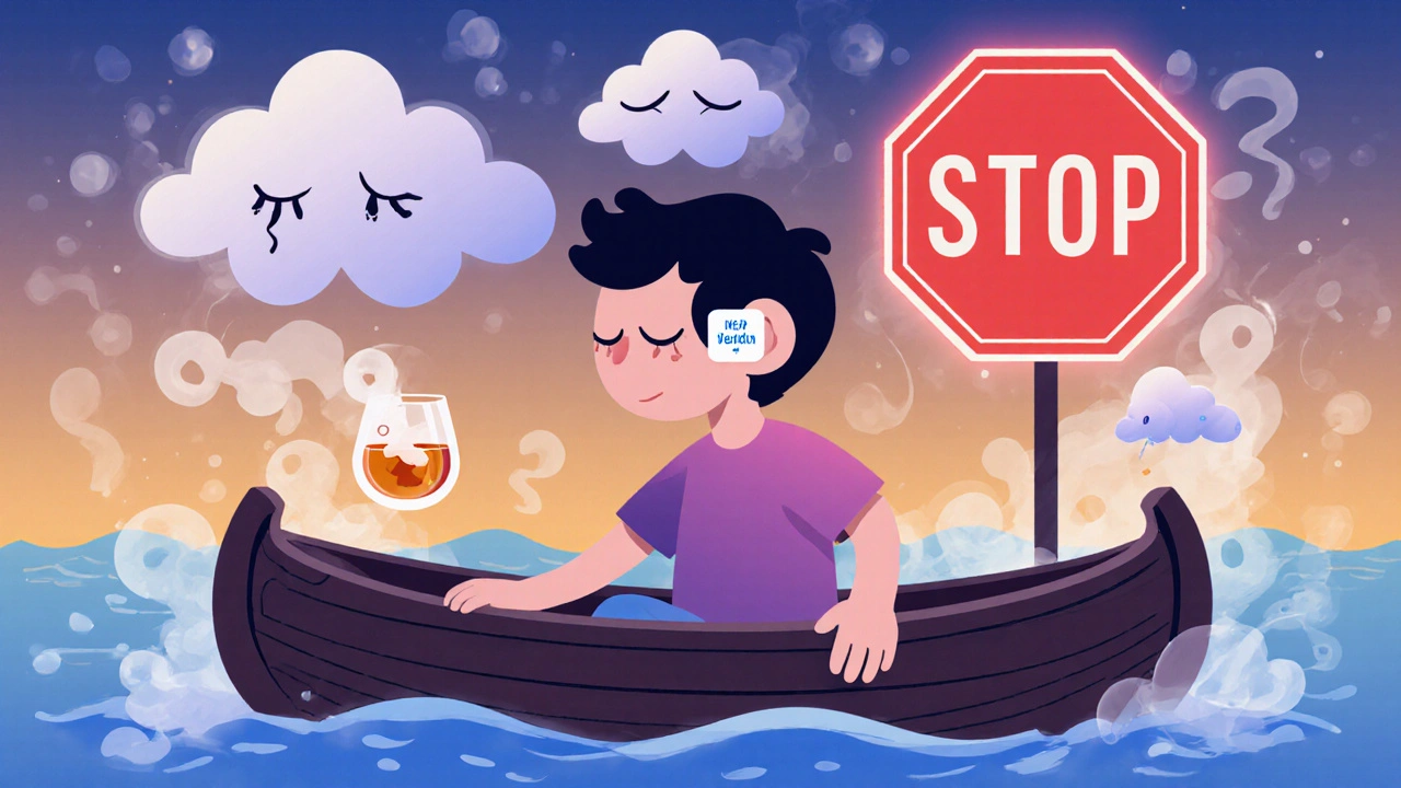 Motion Sickness Medications: Scopolamine and Sedative Interactions