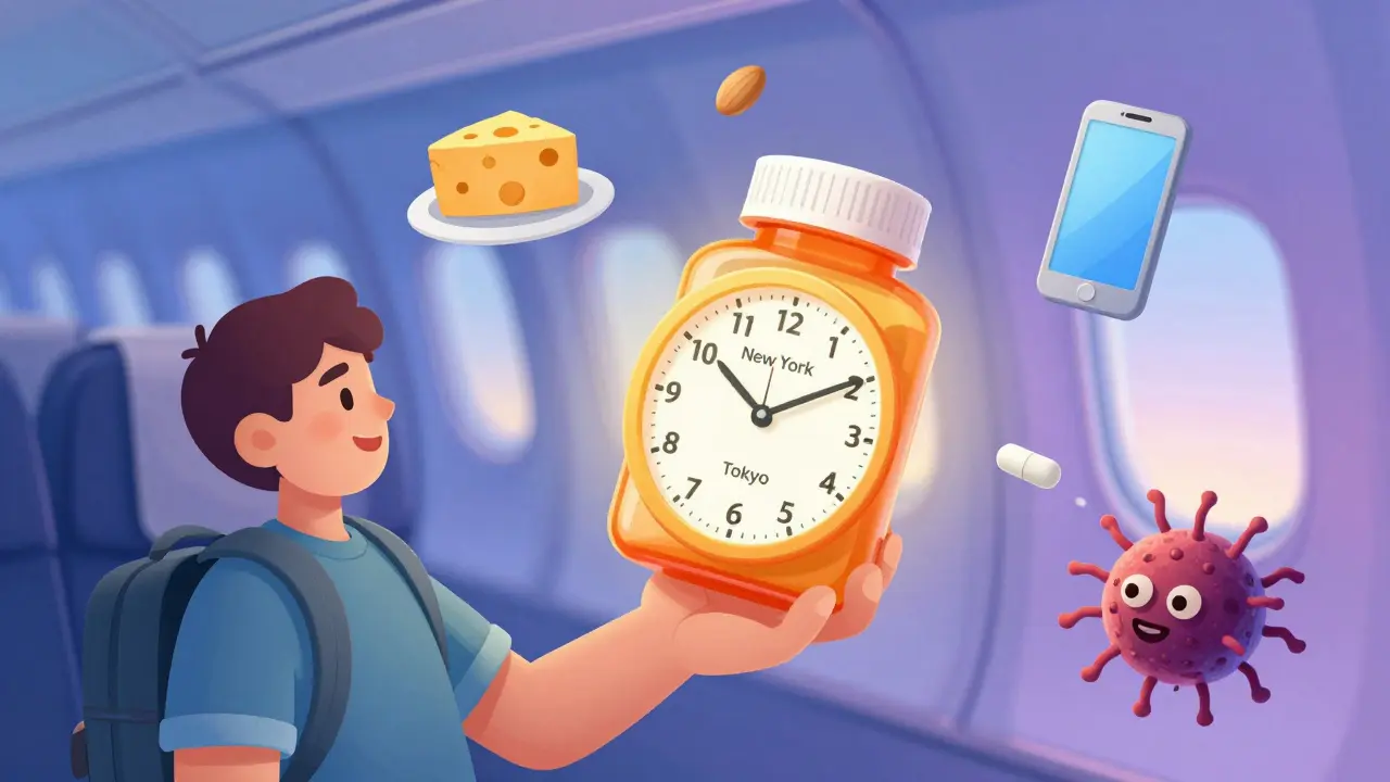 How to Time Antibiotics and Antimalarials Across Time Zones